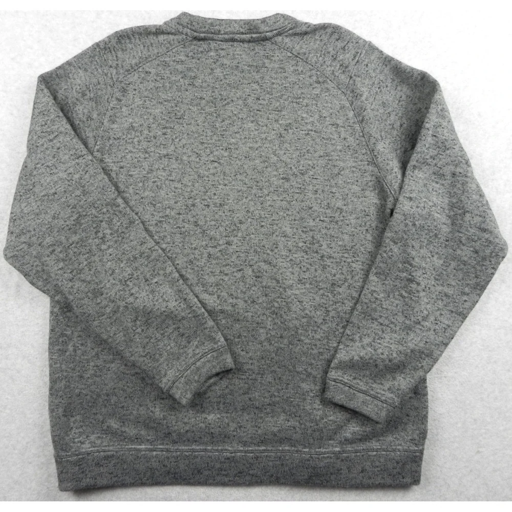 Texas A&M Aggies Sweater Mens Large Adidas Pullover V-Neck Logo Gray Long Sleeve